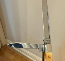1990 Case XX 52019 SS Stag English Jack Knife Case Collector Club MINT W/Box & COA. 