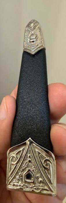 Vintage J. Nowill & Sons Sheffield Sgian Dubh Stag Horn Scottish Dirk Knife
