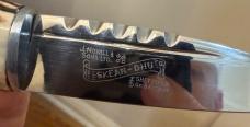 Vintage J. Nowill & Sons Sheffield Sgian Dubh Stag Horn Scottish Dirk Knife