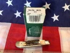 Case xx 2006 Mdl# 5254 SS w/ Great Genuine India Stag Handles -NOS 