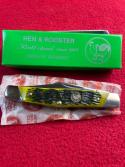 Hen & Rooster German pocket knife 3 blade bone new nos congress