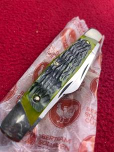 Hen & Rooster German pocket knife 3 blade bone new nos congress