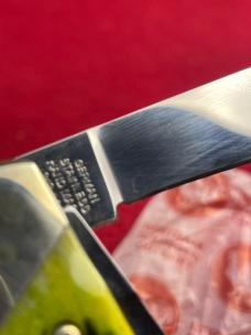Hen & Rooster German pocket knife 3 blade bone new nos congress