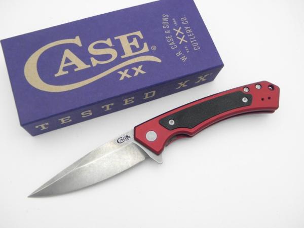 Case xx Marilla Frame Lock Knife S35VN Steel & Red Aluminum #25881 Case xx Marilla Frame Lock Knife S35VN Steel & Red Aluminum #25881