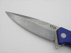 Case xx Marilla Frame Lock Knife S35VN Steel & Blue Aluminum #25882, 