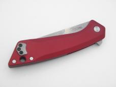 CASE XX SOUTHERN GRIND (ZAC BROWN) CG 01 FLIPPER FOLDER, RED ANODIZED S35VN