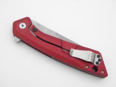 CASE XX SOUTHERN GRIND (ZAC BROWN) CG 01 FLIPPER FOLDER, RED ANODIZED S35VN