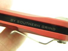 CASE XX SOUTHERN GRIND (ZAC BROWN) CG 01 FLIPPER FOLDER, RED ANODIZED S35VN