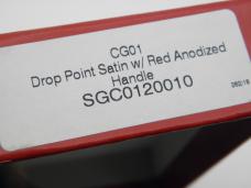 CASE XX SOUTHERN GRIND (ZAC BROWN) CG 01 FLIPPER FOLDER, RED ANODIZED S35VN