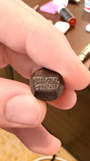 Shur-Snap Colonial Tang Die Used to Stamp Blades
