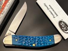 Rare CASE XX 1st Run Pacific Dark Blue Bone 1 Blade Tony Bose Sowbelly  61139SS Knife 2014 Box/MINT