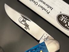 Rare CASE XX 1st Run Pacific Dark Blue Bone 1 Blade Tony Bose Sowbelly  61139SS Knife 2014 Box/MINT