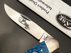 Rare CASE XX 1st Run Pacific Dark Blue Bone 1 Blade Tony Bose Sowbelly  61139SS Knife 2014 Box/MINT