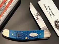 Rare CASE XX 1st Run Pacific Dark Blue Bone 1 Blade Tony Bose Sowbelly  61139SS Knife 2014 Box/MINT