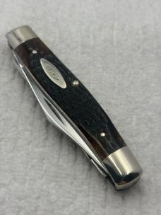 Case XX USA 1977 3 Dot #6275SP 2 Blade Moose Pocket Knife (30)