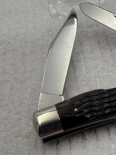 Case XX USA 1977 3 Dot #6275SP 2 Blade Moose Pocket Knife (30)