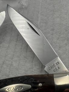 Case XX USA 1977 3 Dot #6275SP 2 Blade Moose Pocket Knife (30)