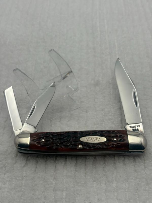 Case XX USA 1974 6 Dot #6380 3 Blade Whittler Pocket Knife (86)