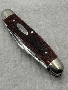 Case XX USA 1974 6 Dot #6380 3 Blade Whittler Pocket Knife (86)