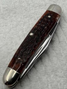 Case XX USA 1974 6 Dot #6380 3 Blade Whittler Pocket Knife (86)