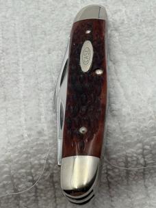 Case XX USA 1974 6 Dot #6380 3 Blade Whittler Pocket Knife (86)