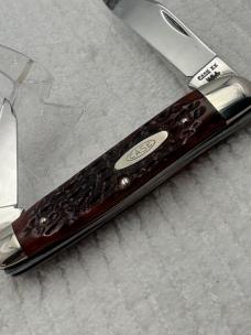 Case XX USA 1974 6 Dot #6380 3 Blade Whittler Pocket Knife (86)