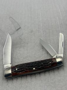 Case XX USA 1974 6 Dot #6380 3 Blade Whittler Pocket Knife (86)