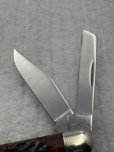 Case XX USA 1974 6 Dot #6380 3 Blade Whittler Pocket Knife (86)