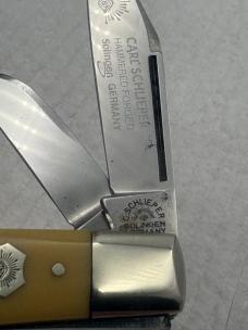 Eye Brand Carl Schlieper 3 Blade Med Stockman 350Y Solingen Germany(6)