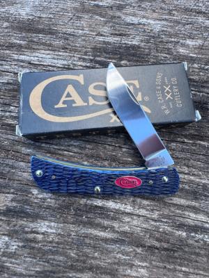 Case Navy Blue Bone Sod Buster Jr
