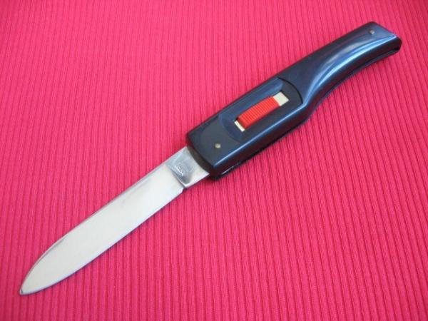Vintage Italian Collini Flylock Slide Button "ROSTFREI PATENT" Switchblade Knife Vintage Italian Collini Flylock Slide Button "ROSTFREI PATENT" Switchblade Knife