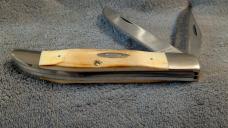 Case XX 1977 Stag Blue Scroll Folding Hunter