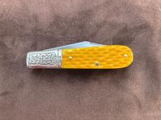 Schrade Model 206 Barlow with Marigold American Standard Bone Handles