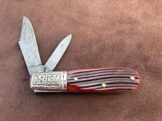 Schrade Model 206 Barlow with Amber Winterbottom Bone Handles