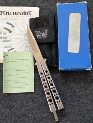 Rare Pacific cutlery corp model 35 Pre Benchmade bali-song custom finish