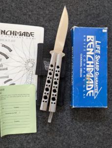 Rare Pacific cutlery corp model 35 Pre Benchmade bali-song custom finish