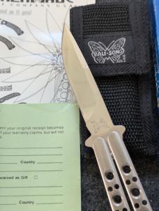 Rare Pacific cutlery corp model 35 Pre Benchmade bali-song custom finish