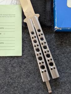Rare Pacific cutlery corp model 35 Pre Benchmade bali-song custom finish