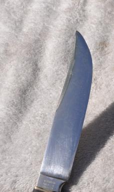 ROMO Rosenbaum & Mogal 9 1/4" OAL Original Sheath Stacked Leather Solingen Germany Spacers