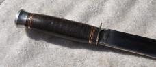ROMO Rosenbaum & Mogal 9 1/4" OAL Original Sheath Stacked Leather Solingen Germany Spacers