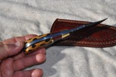 Joe DeWitt D Tang Stamp Chola Cactus  Handle 7 1/2" OAL File Work Mint Mirror Polished 