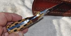 Joe DeWitt D Tang Stamp Chola Cactus  Handle 7 1/2" OAL File Work Mint Mirror Polished 