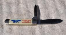 Camillus Short Line Tang Stamp 1946-50 Mint 4" Closed Very long Pull 2 Blades US Bicentennial 