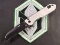Heretic Jinn Button Lock Flipper Battle Black MagnaCut Blizzard Worn Chassis
