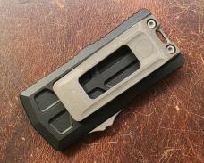 Microtech Exocet II Black Aluminum & Apocalyptic Wharncliffe M390MK 1156-10AP
