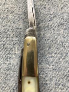 RARE GEORGE DOBSON, SHEFFIELD, 6-Blade, 3-Backspring, Genuine MOP, Congress Pattern Pocket Knifeern 