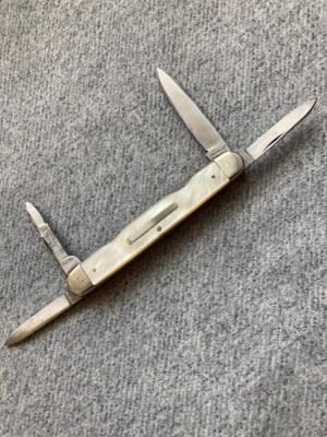 RARE 19th Century SMITH amp SON WESTBOROUGHHARRISON BROS 4-Blade MOP Senator Pocket Knife