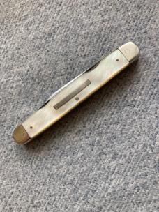 RARE 19th Century SMITH & SON, WESTBOROUGH/HARRISON BROS., 4-Blade, MOP, Senator Pocket Knife