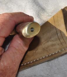 Mexican Fixed Blade Bocote Wood Brass 1/2 Guard Full Tang 5 3/4" OAL Older Knife  No Sign Of Use