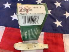 2000 Case xx Medium Trapper w/ Fatboy Wide Vintage Stag Handles (mdl# v5207 SS) NOS in Orig box